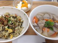 290123⑳高菜チャーハン&根菜スープ