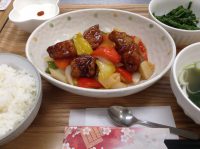 290201⑳黒酢の酢豚