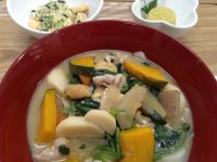 290125⑳けんちんほうとう&卵炒め