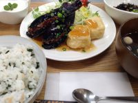 290315⑳茄子のはさみ揚げ&ひじき