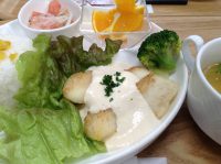 290417⑳白身魚の明太ソースムニエル