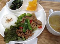 290421⑳牛肉蓮根生姜炒め