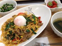 290418⑳牛肉のプルコギ風パスタ