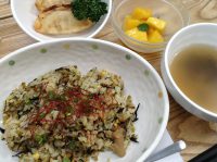 290529⑳高菜チャーハン&揚げ餃子