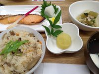 290608⑳鮭の西京焼き&かやくご飯