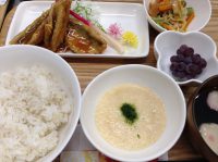 290704⑳麦とろ飯&鯵生姜焼き