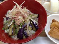 290825⑳揚げ茄子冷しきしめん