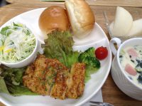290911⑳ハニーマスターチキン&豆乳具沢山スープ