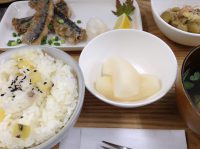 291004⑳さつまいもご飯&さんま竜田揚げ