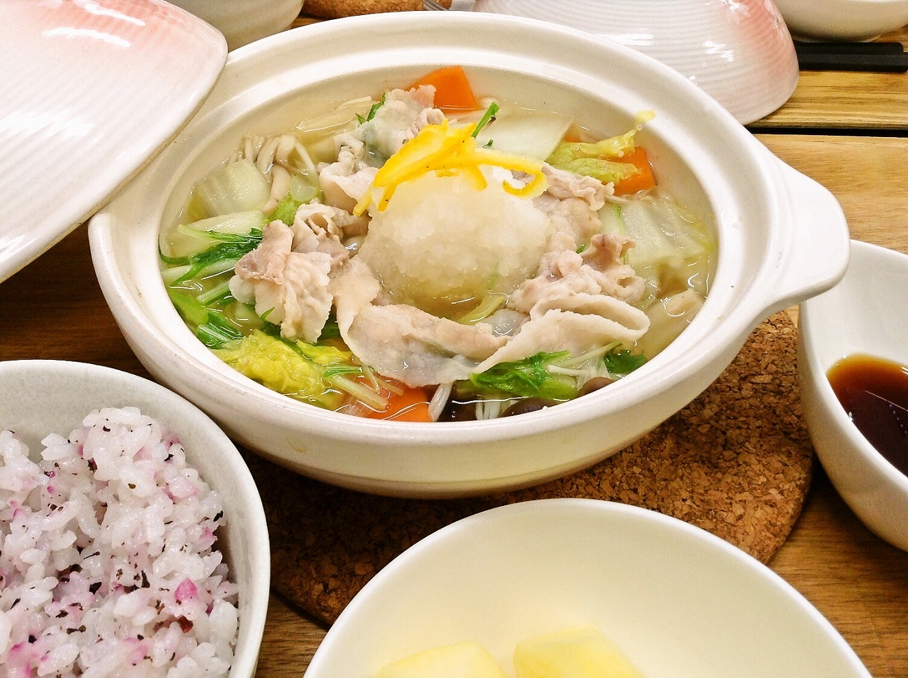 「みぞれ鍋」 社会福祉法人 東京光の家